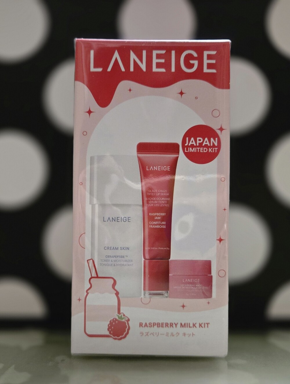 ✨️Laneige Raspberry Milk Kit✨️